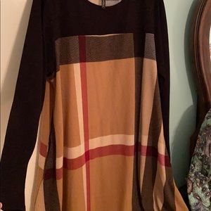 Burberry plaid tunic